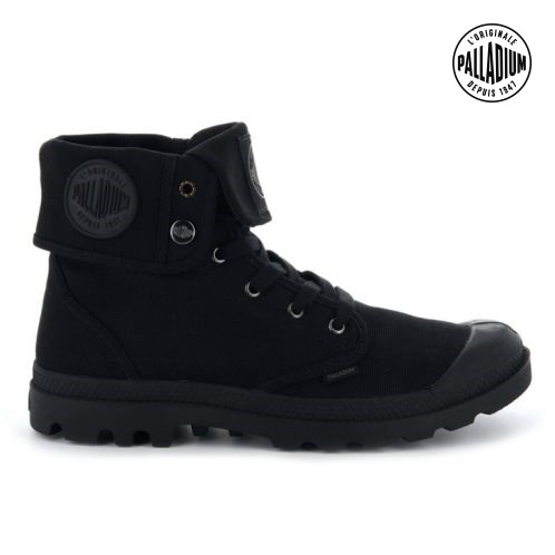 Bottes Palladium Baggy Femme Noir | FR PAX865V